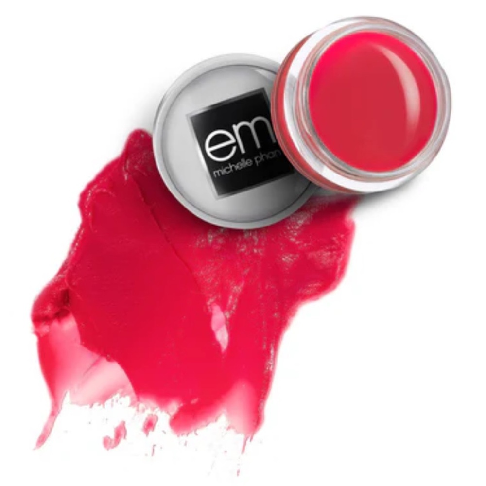 ✨NEW✨EM MICHELLE PHAN PILLOW PLUSH CUSHIONY LIP BALM, STRAWBERRY